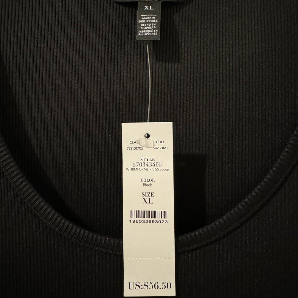 Black fitted blouse from White House black market